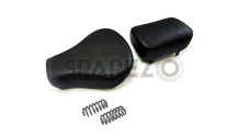 Royal Enfield Standard Front And Pillion Seat Black - SPAREZO