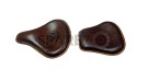 Royal Enfield New Classic Reborn 350cc Front and Rear Leather Seat Antique Brown  - SPAREZO