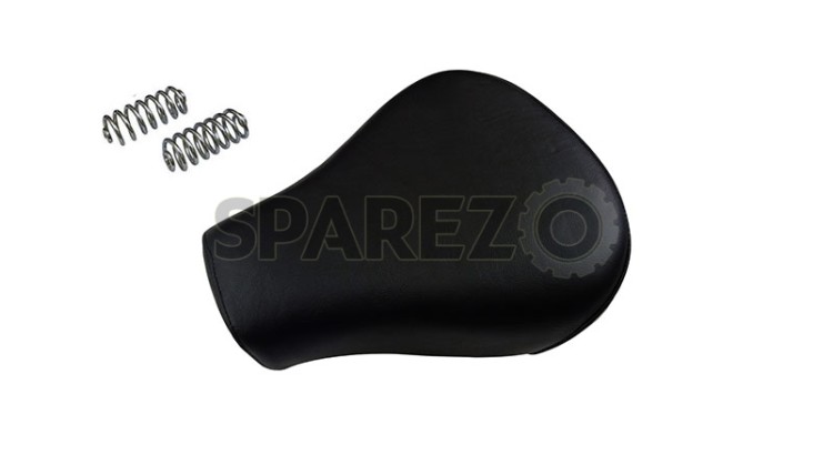 Royal Enfield Bullet Standard 500cc Front Seat Leather Black - SPAREZO