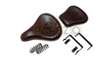 Royal Enfield Standard Bike 350cc 500cc Front & Rear Leather Colors Brown - SPAREZO