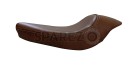 Royal Enfield Classic 350cc 500cc Leather Low Rider Front Solo Seat Brown - SPAREZO