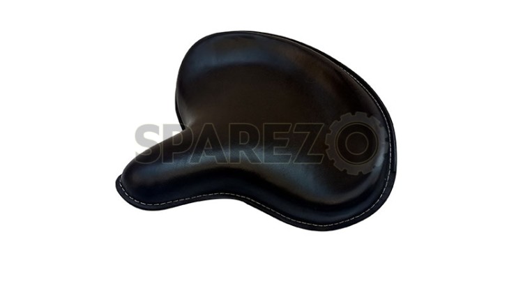 New Harley WLA WLC VL UL EL WL Knucklehead Flathead Solo Seat in Black - SPAREZO