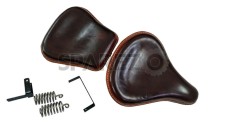Royal Enfield Classic 350 500 Genuine Leather Front and Rear Seat Antique Brown