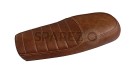 Royal Enfield GT Continental and Interceptor 650 Brown Genuine Leather Dual Seat - SPAREZO