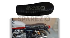 Royal Enfield GT Continental and Interceptor 650 Black Leatherite Dual Seat - SPAREZO