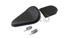 Genuine Leather Royal Enfield Classic 350 500 Low Rider Front and Rear Seat - SPAREZO