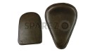 Genuine Leather Royal Enfield Classic 350 500 Low Rider Front and Rear Seat Dark Brown - SPAREZO
