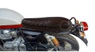 Royal Enfield GT and Interceptor 650 Genuine Leather Dual Dark Brown Seat D9 - SPAREZO