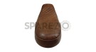 Royal Enfield Interceptor and GT 650 Genuine Leather Brown Dual Seat D3 - SPAREZO