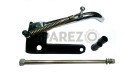 Royal Enfield Chromed Plated Side Stand Electra Samrat Type With Axle - SPAREZO
