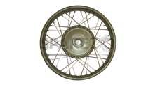 Royal Enfield Green Complete Front Wheel 7" Hub