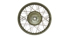 Royal Enfield Green Complete Front Wheel 7" Hub - SPAREZO