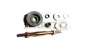 Royal Enfield Front Wheel Girder Fork Spindle Axle Kit With Nuts - SPAREZO