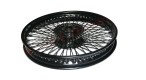 Royal Enfield Front 80 Spokes Disc Brake Steel Black Coated Wheel Rim WM2-19" - SPAREZO