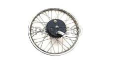 Vintage 19" Rear Wheel Rim Complete With Spoke Half Width Hub BSA Norton Enfield