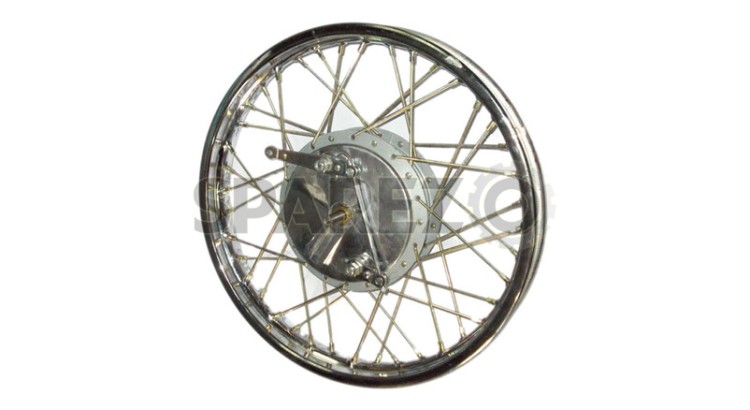 Royal Enfield Complete Front Wheel Rim 19" & 40 Holes With Drum Plate - SPAREZO