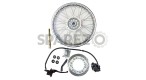 Royal Enfield Complete Front Disc Brake Wheel Rim With Disc Brake Kit Assembly - SPAREZO