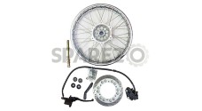 Royal Enfield Complete Front Disc Brake Wheel Rim With Disc Brake Kit Assembly