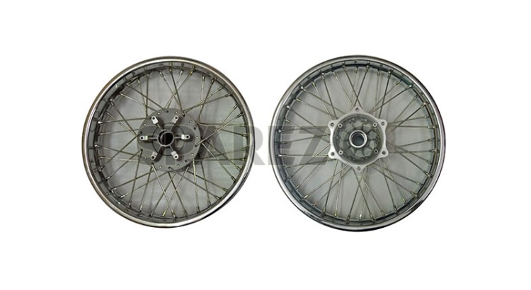 Royal Enfield Classic Disc Brake Models 19" Front & 18" Rear Wheel Rims - SPAREZO
