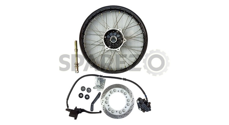 Royal Enfield Classic 350cc 500cc Complete Front Wheel Rim Disc Brake Model - SPAREZO