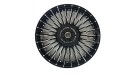 Royal Enfield Classic 500cc Parado Front and Rear 26 Spoke Black Alloy Wheel Rims - SPAREZO