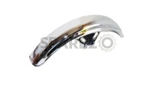 Yamaha RX100 Chrome Front Mudguard Bumper Fender RX 100 RS115 RX125 RXS RX135 - SPAREZO