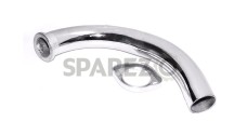 Yamaha RX100 Exhaust Pipe + Nut Ring Bend Pipe RX135 RS100 RX125 RX 100 RXS - SPAREZO