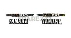 Yamaha RX100 Tank & Side Cover 3D Chrome Emblem Monogram - SPAREZO