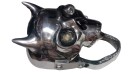 Royal Enfield Chopper Bobber Skull Head Light With Blue Light In Eyes - SPAREZO