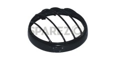 Royal Enfield Universal 7" Black HeadLight Grill - SPAREZO