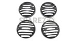 Royal Enfield Classic Set of 4 Front Rear Indicator Grill Black - SPAREZO