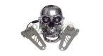 Brand New Chopper Bobberr Skull Headlight With Light In Eyes BSA Norton Triumph - SPAREZO