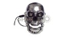 Brand New Chopper Bobberr Skull Headlight With Light In Eyes BSA Norton Triumph - SPAREZO