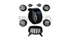Royal Enfield Standard 350cc 500cc Headlight Cover Grill Set - SPAREZO