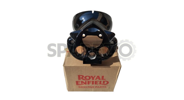 Royal Enfield Headlamp Casing Black  Assembly - SPAREZO