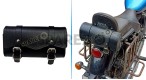 Royal Enfield Meteor 350cc Black Color Genuine Leather Tools and Accessories Bag - SPAREZO