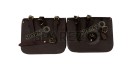 Royal Enfield Meteor 350cc Leather Saddle Bags Rusty Brown With Mounting Pair - SPAREZO