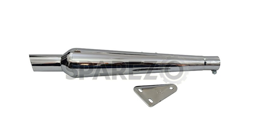 Royal Enfield Meteor 350 Cc Chromed Exhaust Silencer