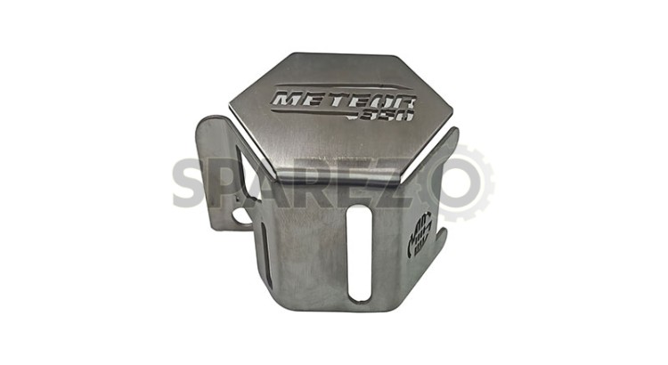 Royal Enfield Meteor 350cc Stainless Steel Oil Container Guard - SPAREZO