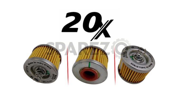 Royal Enfield Meteor 350cc Oil Filter Element 20 Pcs - SPAREZO