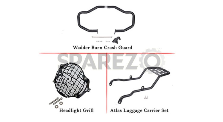 Royal Enfield Meteor 350cc 3 Pcs Accessories Combo pack-3 - SPAREZO