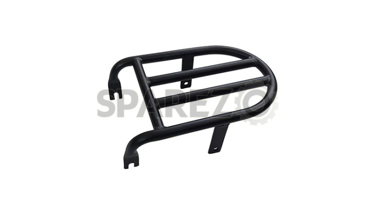 Royal Enfield Meteor 350ccTouring Luggage Rack Carrier Black Rounded Shape - SPAREZO