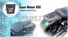 Royal Enfield Super Meteor 650 Vermillion Solo Rack Plate