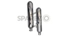 Royal Enfield Super Meteor 650 AEW 202 Chrome Exhaust Silencer LH and RH Pair   - SPAREZO