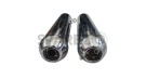 Royal Enfield Super Meteor 650 AEW 202 Chrome Exhaust Silencer LH and RH Pair   - SPAREZO