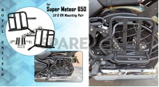 Royal Enfield Super Meteor 650 LH-RH Mounting Pair Black With Fitting - SPAREZO