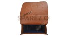 Royal Enfield Super Meteor 650 Tan Brown Leather Pannier Bags With Mounting Pair - SPAREZO