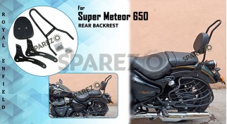 Royal Enfield Super Meteor 650 Rear Backrest Black